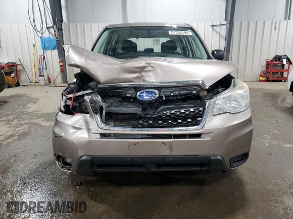 2014 Subaru Forester 2.5i with VIN JF2SJAAC7EH420675, listed as a Copart auction lot 81395164 with 153,437 mi miles and Salvage Title. Bid and sale history available at DreamBid. Image 5.