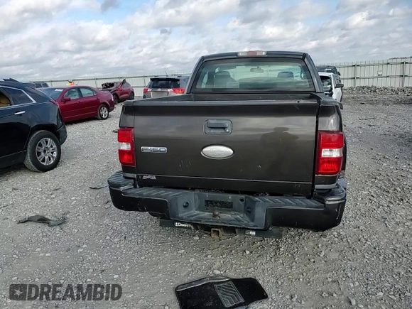 2006 Ford F-150 STX with VIN 1FTRF02286KC76752, listed as a Copart auction lot 76233404 with 135,093 mi miles and Salvage Title. Bid and sale history available at carsss.com. Image 11.