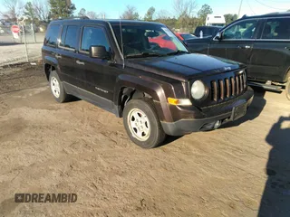 2014 Jeep Patriot Sport with VIN 1C4NJRBB1ED797901, listed as a IAAI auction lot 41828706 with 225,023 mi miles. Bid and sale history available at carsss.com. Image 1.