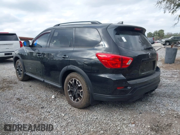 2020 Nissan Pathfinder SL with VIN 5N1DR2CN8LC614089, listed as a IAAI auction lot 41594569 with 80,635 mi miles. Bid and sale history available at carsss.com. Image 3.