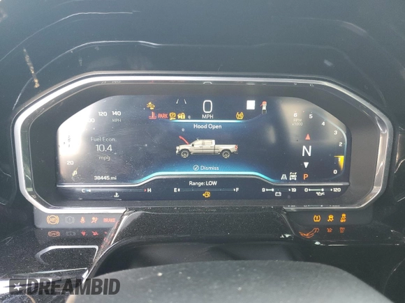 2022 Chevrolet Silverado 1500 RST with VIN 1GCUDEED8NZ596752, listed as a Copart auction lot 51057085 with 38,445 mi miles and Non Repairable. Bid and sale history available at DreamBid. Image 9.