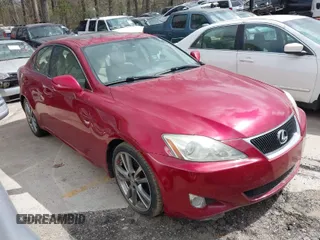 2008 Lexus IS with VIN JTHBK262685079680, listed as a IAAI auction lot 41852665 with 145,500 mi miles. Bid and sale history available at carsss.com. Image 1.