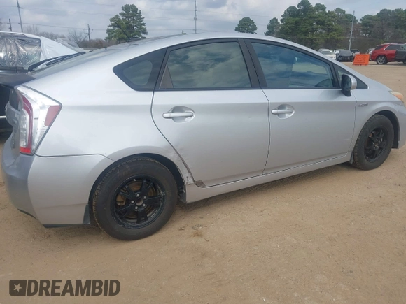 2013 Toyota Prius One with VIN JTDKN3DU0D5632336, listed as a IAAI auction lot 41510457 with 152,943 mi miles. Bid and sale history available at carsss.com. Image 4.