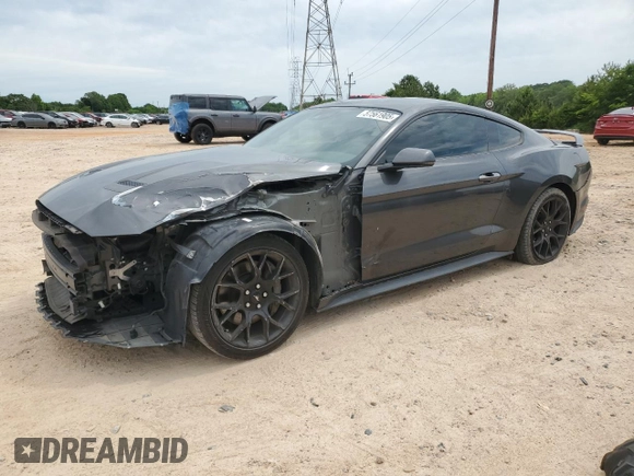 2019 Ford Mustang EcoBoost z VIN 1FA6P8TH8K5143490, wystawiony jako Copart lot #57561905 z przebiegiem 126 460 mil mil oraz Szkoda całkowita • Salvage title. Historia ofert i sprzedaży dostępna na DreamBid. Obrazek 1.