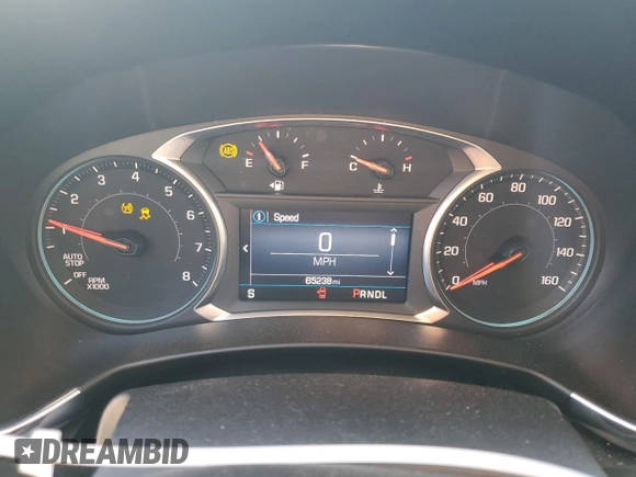 2019 Chevrolet Equinox LT with VIN 3GNAXTEV2KL333416, listed as a Copart auction lot 82690024 with 65,238 mi miles and Salvage Title. Bid and sale history available at DreamBid. Image 9.