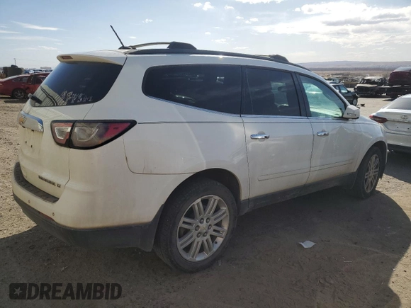 2014 Chevrolet Traverse LT with VIN 1GNKRGKD9EJ153461, listed as a Copart auction lot 48735485 with 169,590 mi miles and Salvage Title. Bid and sale history available at carsss.com. Image 3.