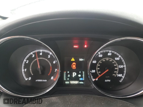 2017 Mitsubishi Outlander ES with VIN JA4AP3AU2HZ062164, listed as a Copart auction lot 63057015 with 105,691 mi miles and Salvage title. Bid and sale history available at DreamBid. Image 9.