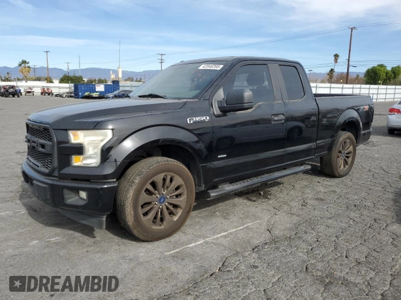 2017 Ford F-150 XL with VIN 1FTEX1CP6HKC44879, listed as a Copart auction lot 42046395 with 131,386 mi miles and Salvage title. Bid and sale history available at DreamBid. Image 1.