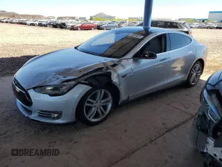 2012 Tesla Model S Performance with VIN 5YJSA1DP2CFP01454, listed as a Copart auction lot 53503025 with 116,636 mi miles and Salvage Title. Bid and sale history available at carsss.com. Image 1.