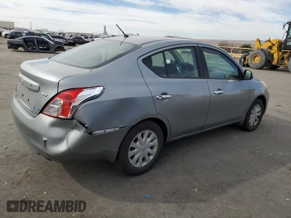 2012 Nissan Versa SV with VIN 3N1CN7AP7CL862564, listed as a Copart auction lot 46271305 with 89,911 mi miles and Salvage Title. Bid and sale history available at carsss.com. Image 3.