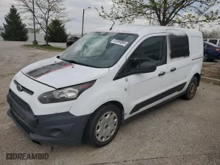 2015 Ford Transit Connect XL with VIN NM0LS7E79F1222526, listed as a Copart auction lot 52595865 with 287,470 mi miles and Clean Title. Bid and sale history available at carsss.com. Image 1.
