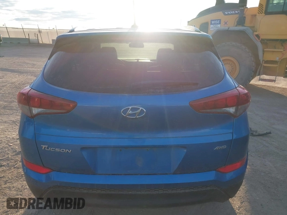2017 Hyundai Tucson SE with VIN KM8J3CA49HU260735, listed as a IAAI auction lot 41869905 with 40,877 mi miles. Bid and sale history available at carsss.com. Image 16.