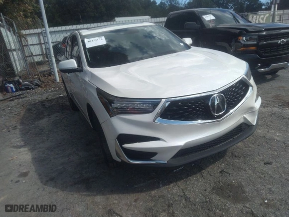 2019 Acura RDX w/Technology Pkg with VIN 5J8TC1H50KL018950, listed as a IAAI auction lot 40473176 with 111,148 mi miles. Bid and sale history available at carsss.com. Image 1.