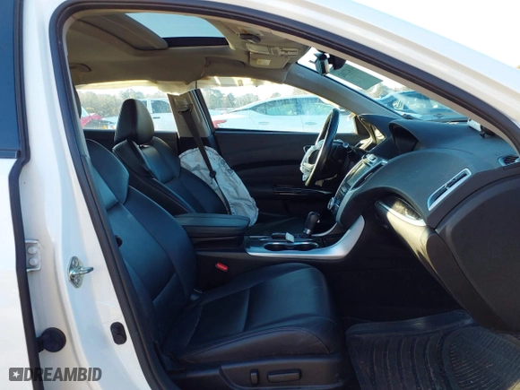 2018 Acura TLX with VIN 19UUB1F38JA010436, listed as a IAAI auction lot 41427102 with 116,912 mi miles. Bid and sale history available at carsss.com. Image 5.