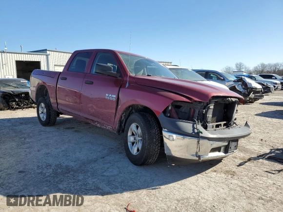 2013 Ram 1500 Tradesman with VIN 1C6RR7KP5DS532135, listed as a Copart auction lot 46298755 with Not Provided miles and Salvage Title. Bid and sale history available at carsss.com. Image 4.