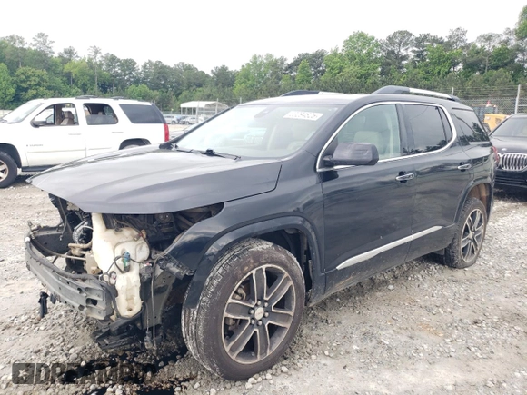 2017 GMC Acadia Denali with VIN 1GKKNPLSXHZ191227, listed as a Copart auction lot 55294825 with 169,339 mi miles and Salvage title. Bid and sale history available at DreamBid. Image 1.