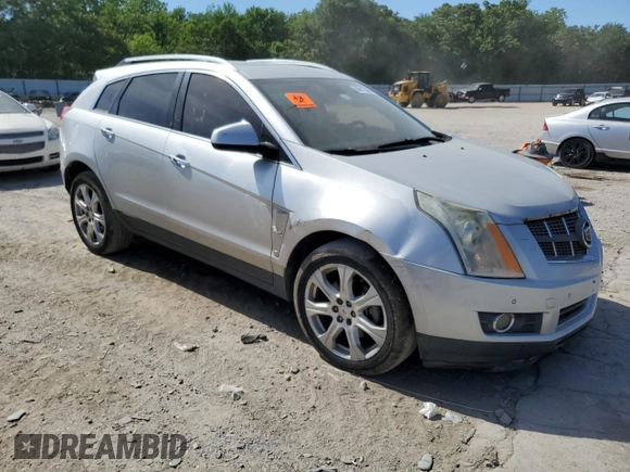 2010 Cadillac SRX Premium Collection with VIN 3GYFNFEY0AS515520, listed as a Copart auction lot 56912895 with 93,692 mi miles and Clean title. Bid and sale history available at DreamBid. Image 4.
