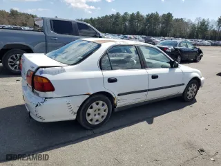 1999 Honda Civic LX with VIN 2HGEJ6676XH566231, listed as a Copart auction lot 49899655 with 113,287 mi miles and Clean Title. Bid and sale history available at carsss.com. Image 3.