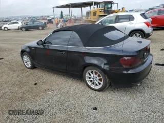 2010 BMW 1 Series 128i with VIN WBAUN1C58AVH82133, listed as a Copart auction lot 63510573 with Not provided miles and Salvage title. Bid and sale history available at DreamBid. Image 2.