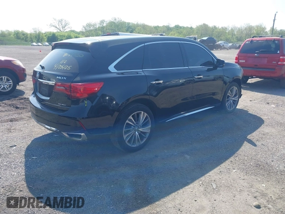 2017 Acura MDX Technology with VIN 5FRYD4H57HB037606, listed as a IAAI auction lot 42151431 with 45,156 mi miles and . Bid and sale history available at DreamBid. Image 4.