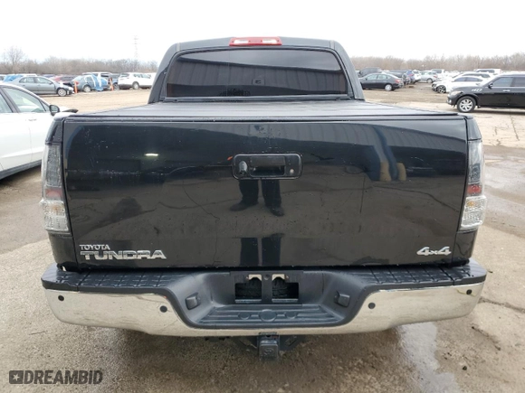 2008 Toyota Tundra 4WD Truck LTD with VIN 5TFDV58118X052740, listed as a Copart auction lot 43917025 with 191,686 mi miles and Salvage Title. Bid and sale history available at carsss.com. Image 6.