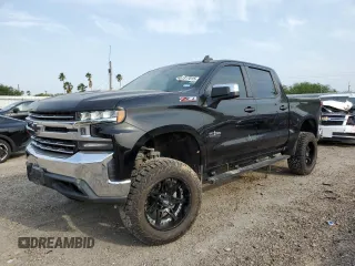 2020 Chevrolet Silverado 1500 LT with VIN 3GCUYDED6LG233216, listed as a Copart auction lot 51317015 with 65,111 mi miles and Salvage Title. Bid and sale history available at DreamBid. Image 1.