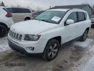 2016 Jeep Compass Latitude with VIN 1C4NJCEA6GD760796, listed as a IAAI auction lot 41559015 with 152,109 mi miles and . Bid and sale history available at DreamBid. Image 17.