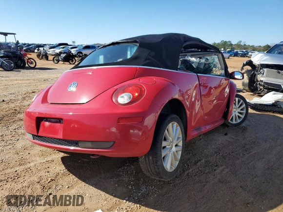 2008 Volkswagen Beetle SE with VIN 3VWRF31Y48M408325, listed as a Copart auction lot 46323995 with Not provided miles and Salvage title. Bid and sale history available at DreamBid. Image 3.