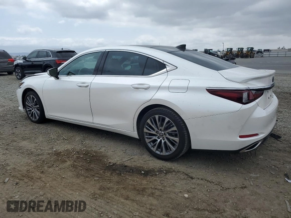 2021 Lexus ES 350 with VIN 58ADZ1B15MU098190, listed as a Copart auction lot 55865655 with 42,981 mi miles and Salvage Title. Bid and sale history available at DreamBid. Image 2.
