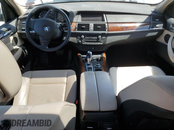 2012 BMW X5 35d with VIN 5UXZW0C58C0B88267, listed as a Copart auction lot 54160615 with Not provided miles and Salvage title. Bid and sale history available at DreamBid. Image 8.