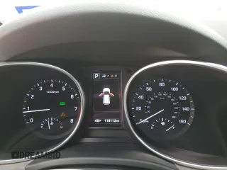 2017 Hyundai Santa Fe Sport 2.0T with VIN 5XYZU4LA8HG467065, listed as a Copart auction lot 45400075 with 119,113 mi miles and Salvage Title. Bid and sale history available at carsss.com. Image 9.