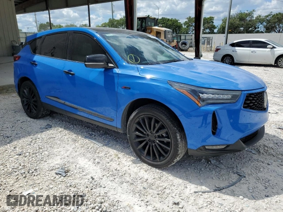 2022 Acura RDX w/A-Spec Advance Package with VIN 5J8TC2H84NY000040, listed as a Copart auction lot 70941413 with 24,066 mi miles and Salvage Title. Bid and sale history available at carsss.com. Image 4.