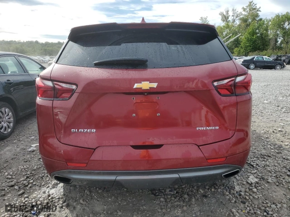2019 Chevrolet Blazer Premier with VIN 3GNKBFRSXKS678381, listed as a Copart auction lot 69316594 with 20,397 mi miles and Salvage Title. Bid and sale history available at carsss.com. Image 6.