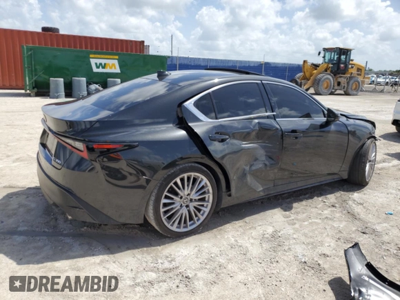 2023 Lexus IS 300 с VIN JTHDA1D23P5128342, выставлен на аукционе Copart как лот 60864545 с пробегом 14 495 миль миль и Списание • Salvage title. История ставок и продаж доступна на DreamBid. Изображение 3.