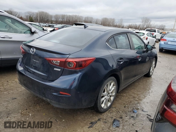 2015 Mazda 3 S Grand Touring with VIN JM1BM1W39F1236511, listed as a Copart auction lot 43385295 with 234,029 mi miles and Clean Title. Bid and sale history available at DreamBid. Image 3.