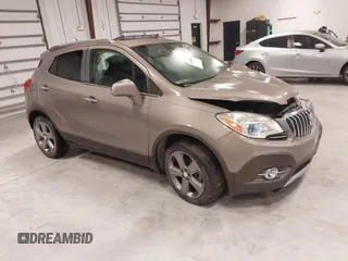 2013 Buick Encore Convenience with VIN KL4CJBSB4DB125527, listed as a IAAI auction lot 41394887 with 133,970 mi miles. Bid and sale history available at carsss.com. Image 1.