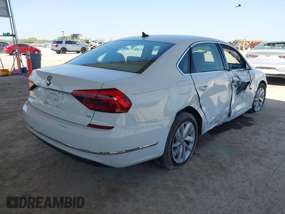 2018 Volkswagen Passat SE with VIN 1VWBA7A30JC052183, listed as a IAAI auction lot 42019565 with 105,743 mi miles and . Bid and sale history available at DreamBid. Image 4.