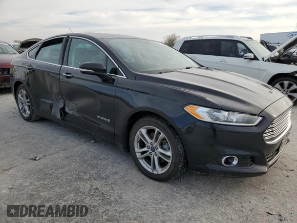 2016 Ford Fusion Titanium Hybrid with VIN 3FA6P0RU2GR203760, listed as a Copart auction lot 81682234 with 142,313 mi miles and Salvage Title. Bid and sale history available at carsss.com. Image 4.