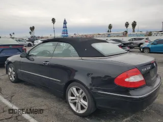 2008 Mercedes-Benz CLK 350 with VIN WDBTK56F28F250346, listed as a Copart auction lot 82059404 with 124,621 mi miles and Clean title. Bid and sale history available at DreamBid. Image 2.