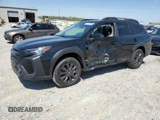 2025 Subaru Outback Onyx with VIN 4S4BTALC6S3231395, listed as a Copart auction lot 53136065 with 30 mi miles and Salvage title. Bid and sale history available at DreamBid. Image 1.