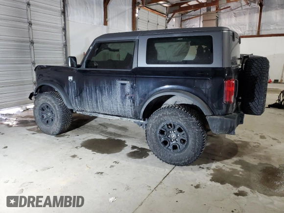 2022 Ford Bronco with VIN 1FMDE5AH7NLB79711, listed as a Copart auction lot 88099785 with 28,044 mi miles and Salvage title. Bid and sale history available at DreamBid. Image 2.