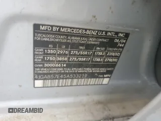 2005 Mercedes-Benz M 350 with VIN 4JGAB57E45A533219, listed as a Copart auction lot 59010965 with 219,507 mi miles and Clean title. Bid and sale history available at DreamBid. Image 13.
