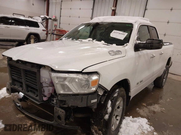 2020 Ram 1500 Big Horn with VIN 1C6SRFBT7LN404274, listed as a IAAI auction lot 41576959 with 66,394 mi miles. Bid and sale history available at carsss.com. Image 17.