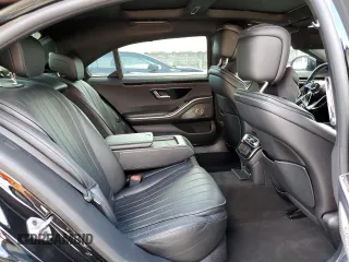 2022 Mercedes-Benz S-Class S 500 with VIN W1K6G6DB0NA148063, listed as a Copart auction lot 46621945 with 54,224 mi miles and Salvage Title. Bid and sale history available at carsss.com. Image 10.