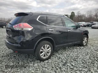 2015 Nissan Rogue SL with VIN 5N1AT2MV6FC809194, listed as a Copart auction lot 49916945 with 192,073 mi miles and Salvage Title. Bid and sale history available at carsss.com. Image 3.