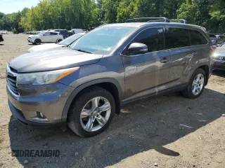 2015 Toyota Highlander Hybrid Limited with VIN 5TDDCRFH8FS009464, listed as a Copart auction lot 68091364 with 209,797 mi miles and Salvage Title. Bid and sale history available at carsss.com. Image 1.