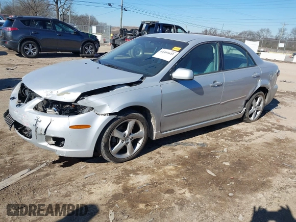 2007 Mazda Mazda6 i Sport VE with VIN 1YVHP80C475M20729, listed as a IAAI auction lot 41391622 with 154,147 mi miles. Bid and sale history available at carsss.com. Image 2.