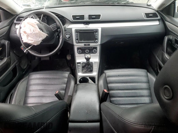2012 Volkswagen CC Sport PZEV with VIN WVWNP7ANXCE510898, listed as a Copart auction lot 73659734 with 0 mi miles and Salvage Title. Bid and sale history available at carsss.com. Image 8.