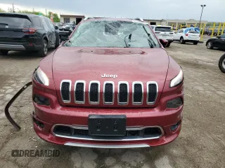 2017 Jeep Cherokee Overland with VIN 1C4PJMJS0HW574948, listed as a Copart auction lot 56225795 with 115,980 mi miles and Salvage title. Bid and sale history available at DreamBid. Image 5.