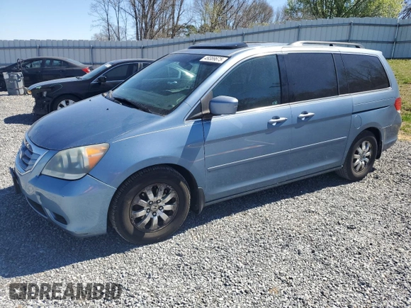 2010 Honda Odyssey EX-L with VIN 5FNRL3H67AB088640, listed as a Copart auction lot 49389675 with 175,626 mi miles and Salvage Title. Bid and sale history available at carsss.com. Image 1.